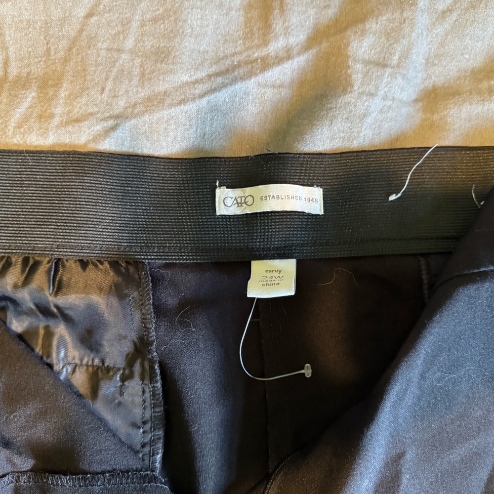 Cato Men's Elegant Black Dress Pants